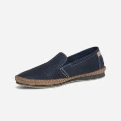 Slip-on FLUCHOS Marine En Cuir Perforé -Caprices Chaussures Boutique WWWERM 10272580081 2
