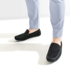 Mocassin Noir En Cuir Velours -Caprices Chaussures Boutique WWWERM 10272580122 10