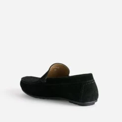 Mocassin Noir En Cuir Velours -Caprices Chaussures Boutique WWWERM 10272580122 3