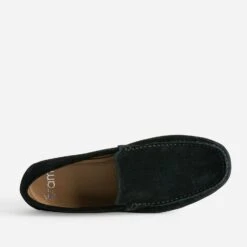 Mocassin Noir En Cuir Velours -Caprices Chaussures Boutique WWWERM 10272580122 4