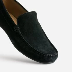 Mocassin Noir En Cuir Velours -Caprices Chaussures Boutique WWWERM 10272580122 5