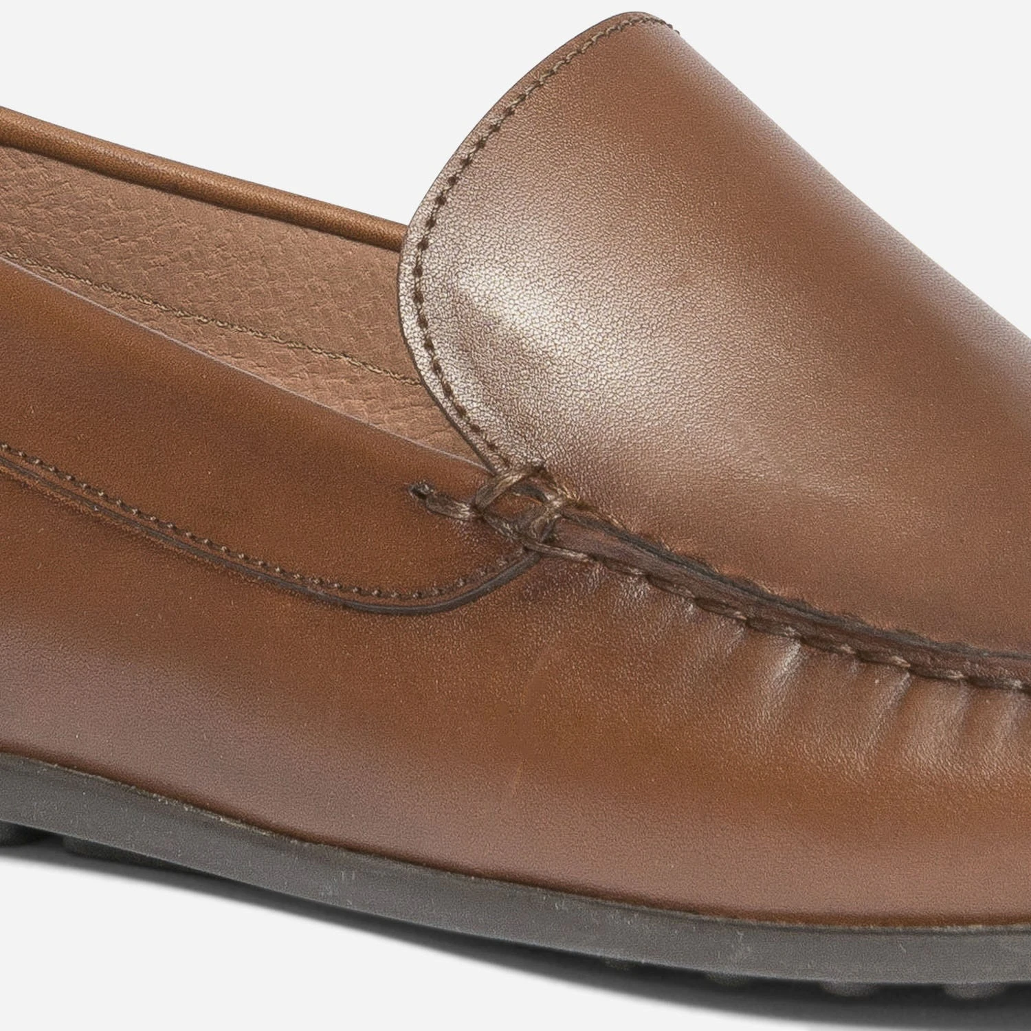 Mocassin Marron En Cuir 9 Mocassin Marron En Cuir – Image 7