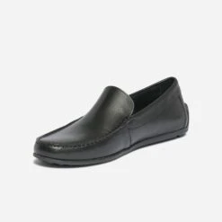 Mocassin Noir En Cuir -Caprices Chaussures Boutique WWWERM 10272580127 2