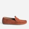 Mocassin Rouge Orangé éco-conçu En Cuir Velours -Caprices Chaussures Boutique WWWERM 10272580135 0