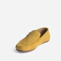 Mocassin Jaune éco-conçu En Cuir Velours -Caprices Chaussures Boutique WWWERM 10272580137 2