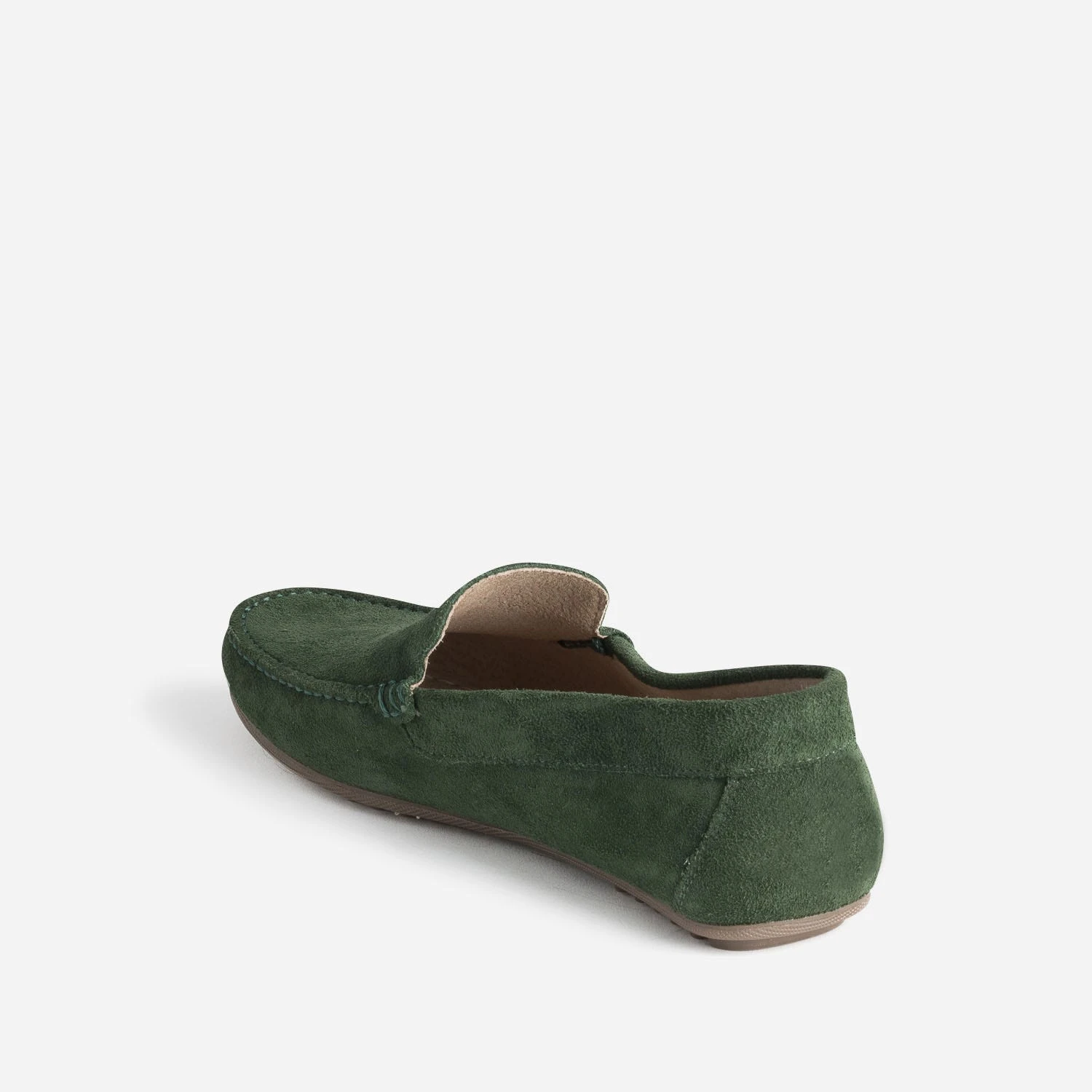 Mocassin Vert éco-conçu En Cuir Velours 6 Mocassin Vert éco-conçu En Cuir Velours – Image 4