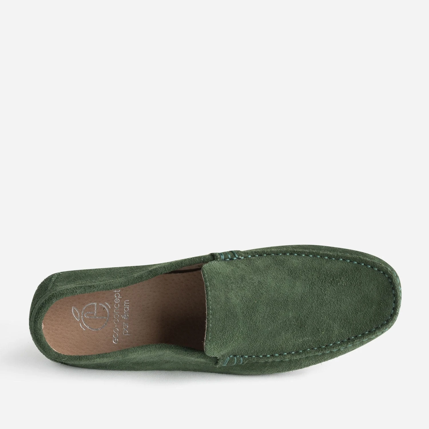 Mocassin Vert éco-conçu En Cuir Velours 7 Mocassin Vert éco-conçu En Cuir Velours – Image 5
