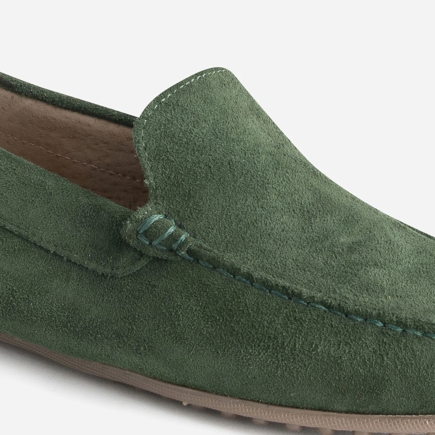 Mocassin Vert éco-conçu En Cuir Velours 8 Mocassin Vert éco-conçu En Cuir Velours – Image 6