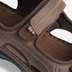 Sandale Marron En Cuir à Scratchs -Caprices Chaussures Boutique WWWERM 10272690000 5