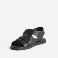 Sandale Noire En Cuir 10 Sandale Noire En Cuir -Caprices Chaussures Boutique WWWERM 10272690002 2