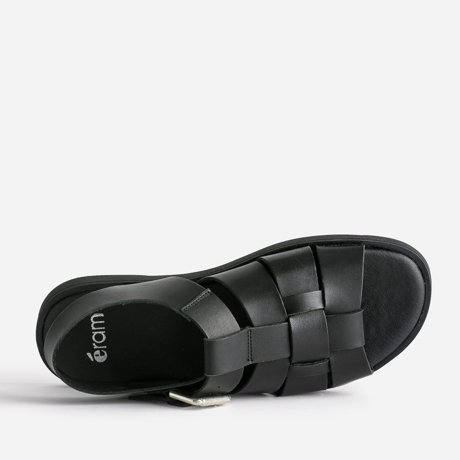 Sandale Noire En Cuir 7 Sandale Noire En Cuir – Image 5