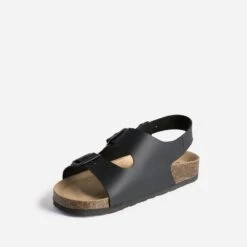 Sandale Anatomique Noire En Cuir -Caprices Chaussures Boutique WWWERM 10272690004 2