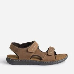 Sandale Marron En Cuir