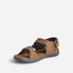 Sandale Marron En Cuir -Caprices Chaussures Boutique WWWERM 10272690061 2