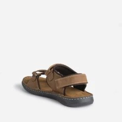 Sandale Marron En Cuir -Caprices Chaussures Boutique WWWERM 10272690061 3