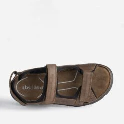 Sandale TBS Marron En Cuir à Scratchs -Caprices Chaussures Boutique WWWERM 10272690065 4