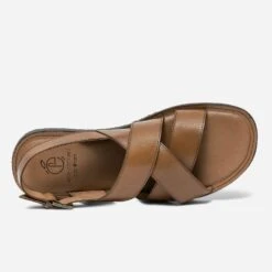 Sandale Camel En Cuir éco-conçu -Caprices Chaussures Boutique WWWERM 10272690067 3