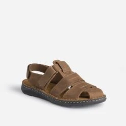 Sandale Fermée Marron En Cuir -Caprices Chaussures Boutique WWWERM 10272750005 1