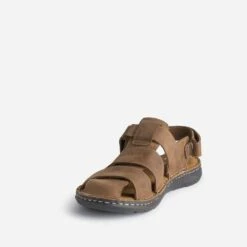 Sandale Fermée Marron En Cuir -Caprices Chaussures Boutique WWWERM 10272750005 2