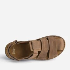 Sandale Fermée Marron En Cuir -Caprices Chaussures Boutique WWWERM 10272750005 4