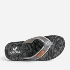 Tong KAPORAL Noire à Semelle Imprimée 12 Tong KAPORAL Noire à Semelle Imprimée -Caprices Chaussures Boutique WWWERM 10272780007 4