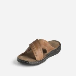 Mule Camel éco-conçue à Brides Croisées -Caprices Chaussures Boutique WWWERM 10272780025 2