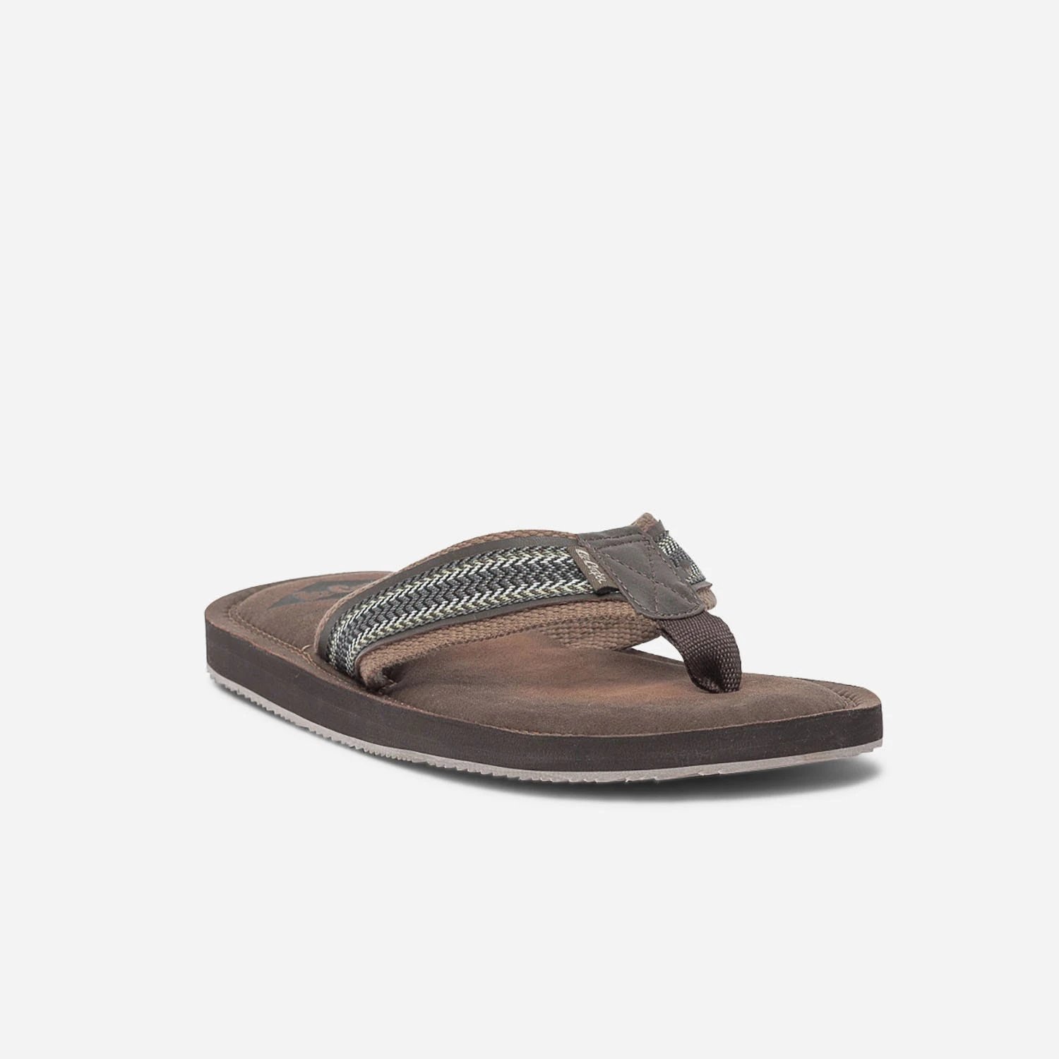 Tong LEE COOPER Marron Avec Galons Chevrons 4 Tong LEE COOPER Marron Avec Galons Chevrons – Image 2