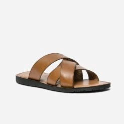 Mule Camel En Cuir éco-conçu -Caprices Chaussures Boutique WWWERM 10272780151 1