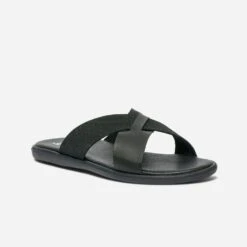 Mule Noire Bi Matière -Caprices Chaussures Boutique WWWERM 10272780152 1