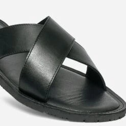 Mule Noire En Cuir éco-conçu -Caprices Chaussures Boutique WWWERM 10272780153 4