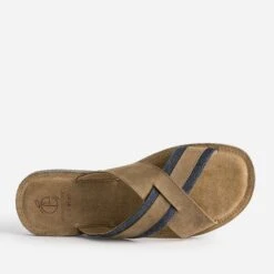 Mule Marron éco-conçue En Cuir Et Denim -Caprices Chaussures Boutique WWWERM 10272780162 4