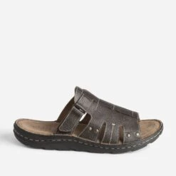 Mule Marron Foncé éco-conçue En Cuir