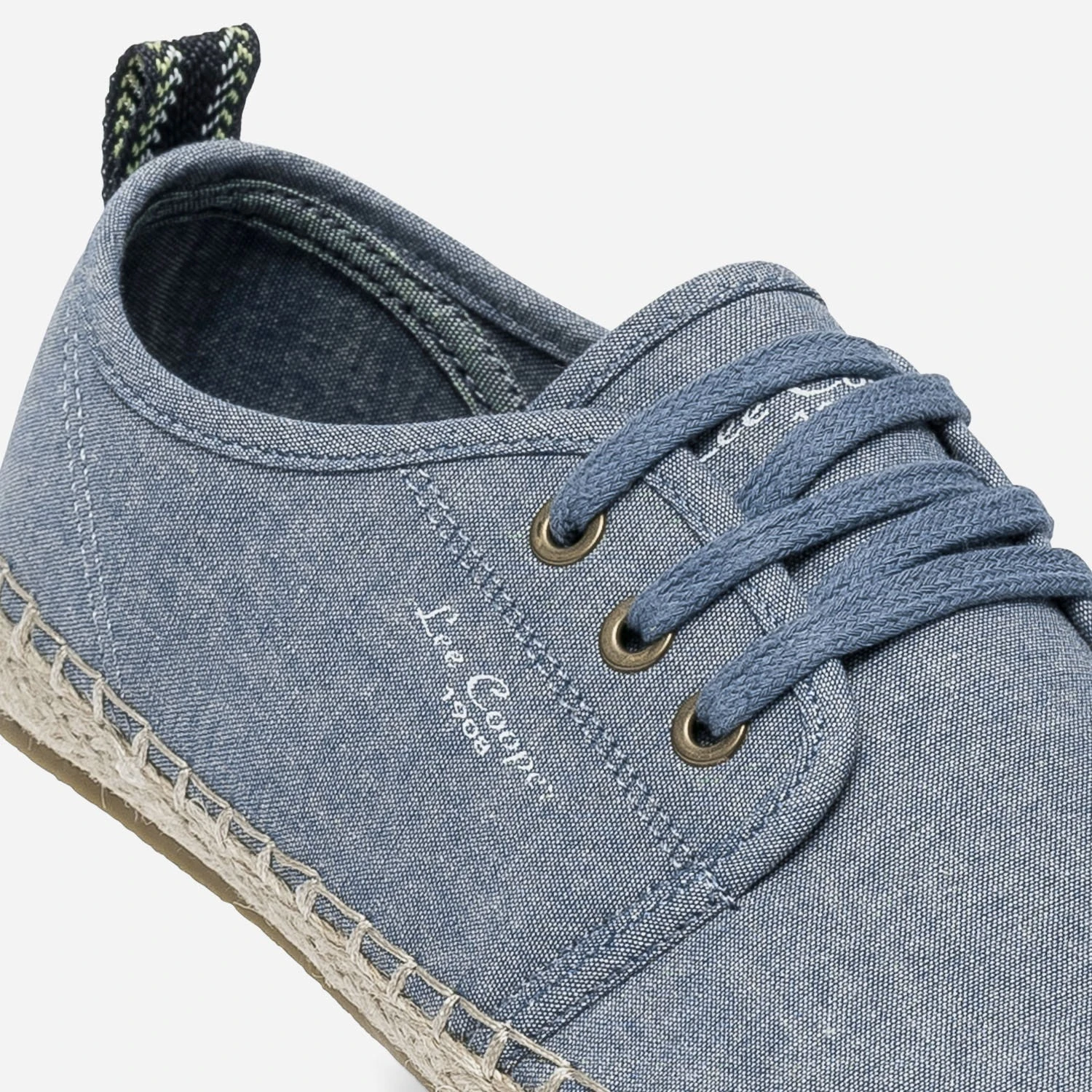 Tennis LEE COOPER Bleu Chambray En Toile 8 Tennis LEE COOPER Bleu Chambray En Toile – Image 6