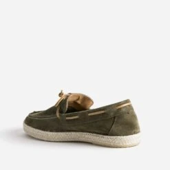 Mocassin-bateau Kaki En Cuir Velours -Caprices Chaussures Boutique WWWERM 10278500052 3