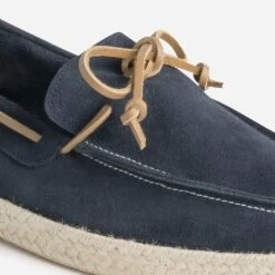 Mocassin-bateau Marine En Cuir Velours -Caprices Chaussures Boutique WWWERM 10278500053 5