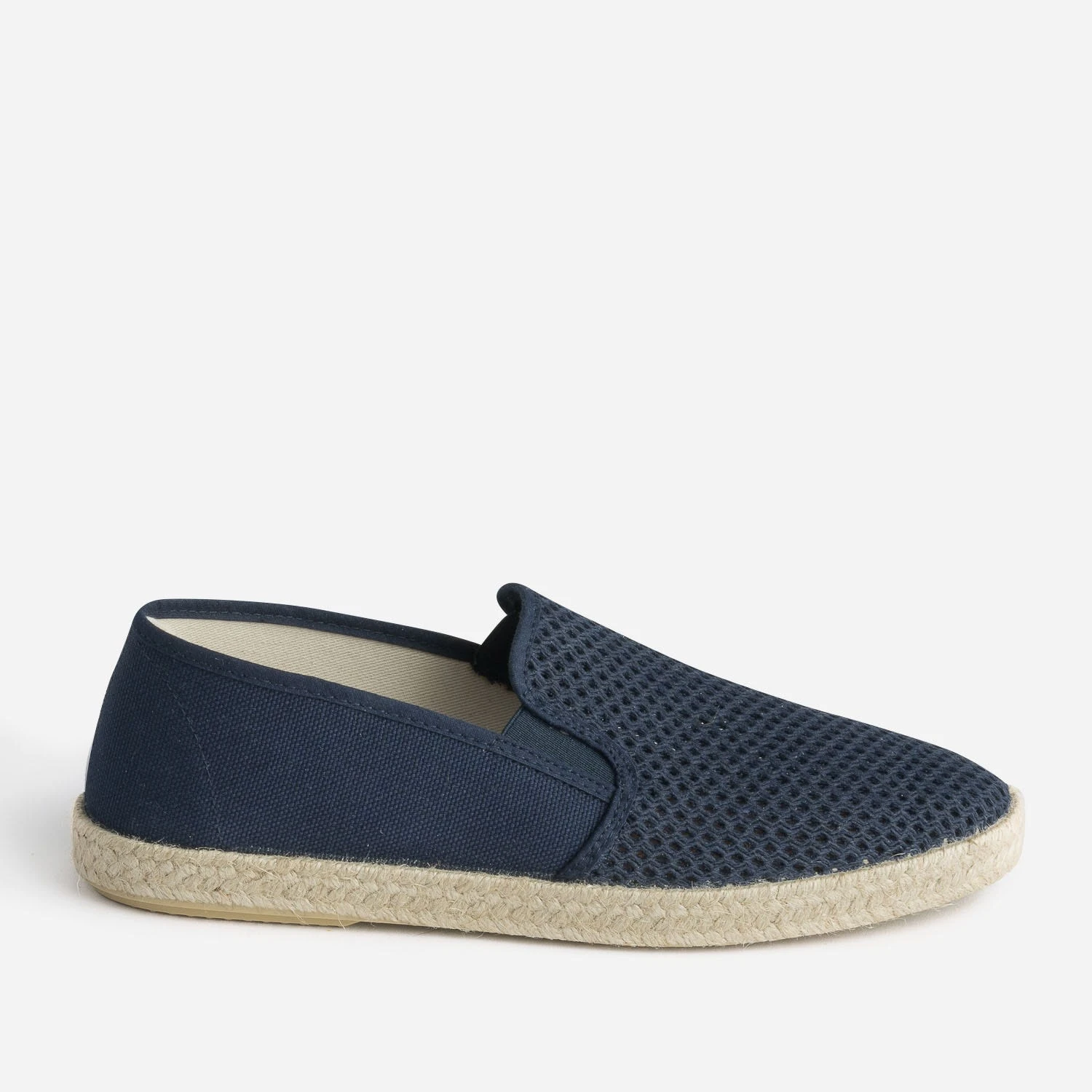 Slip-on Marine Ajouré Sur Semelle Corde 3 Slip-on Marine Ajouré Sur Semelle Corde