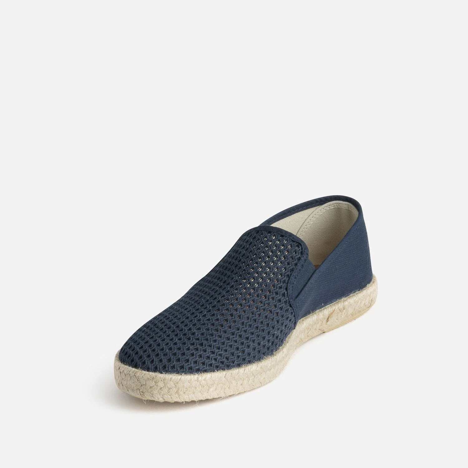 Slip-on Marine Ajouré Sur Semelle Corde 5 Slip-on Marine Ajouré Sur Semelle Corde – Image 3