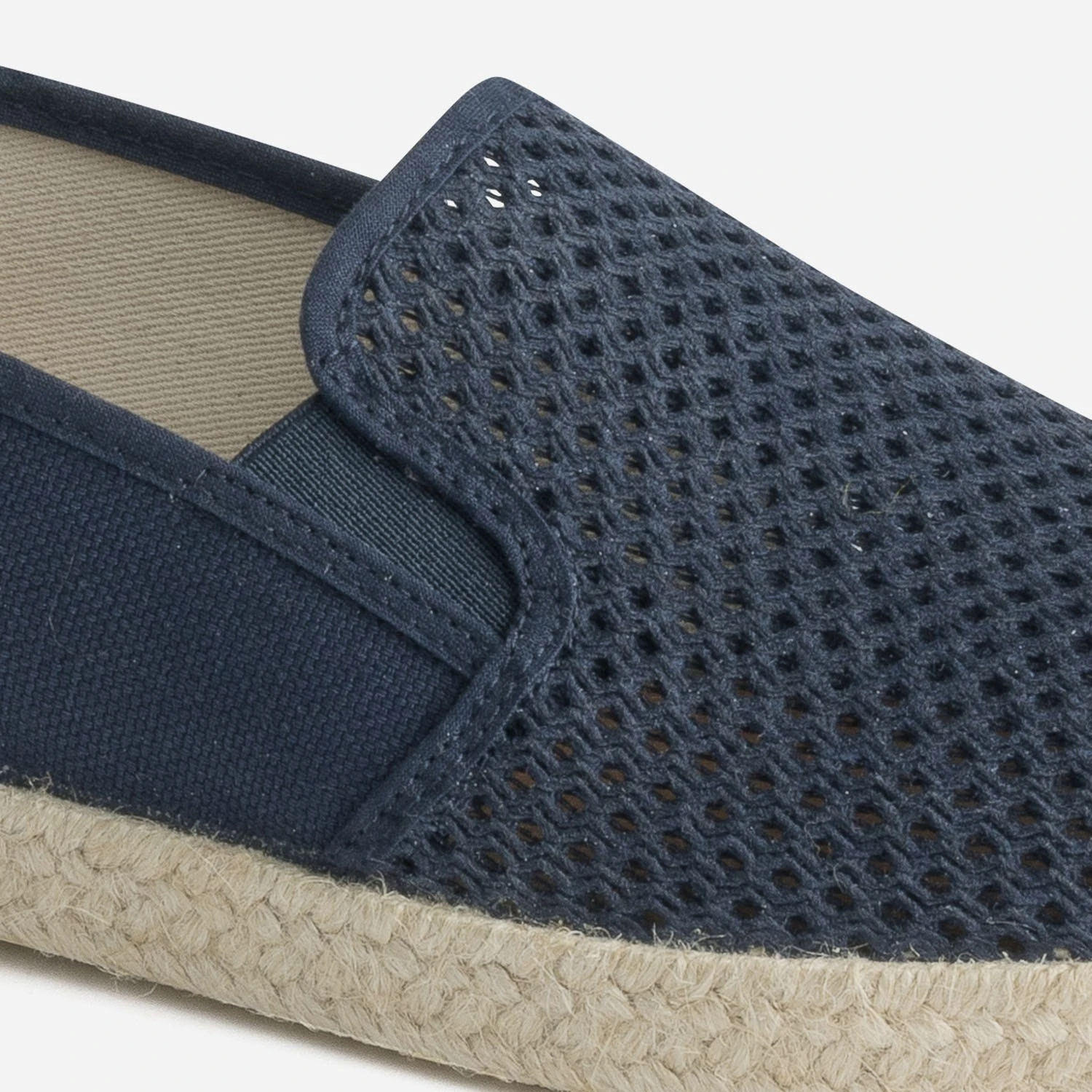 Slip-on Marine Ajouré Sur Semelle Corde 8 Slip-on Marine Ajouré Sur Semelle Corde – Image 6