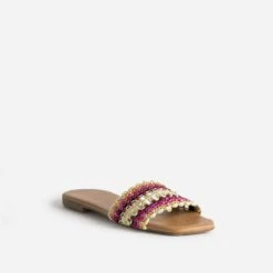 Mule TEXTO Beige Tressée -Caprices Chaussures Boutique WWWERM 10382780065 1