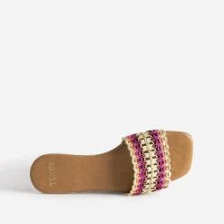 Mule TEXTO Beige Tressée -Caprices Chaussures Boutique WWWERM 10382780065 4