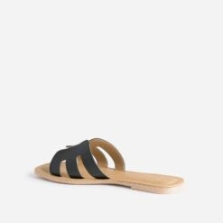 Mule Noire En Cuir Grainé 9 Mule Noire En Cuir Grainé -Caprices Chaussures Boutique WWWERM 10382780497 3