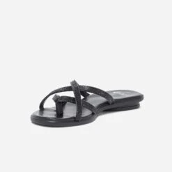 Mule-tong Noire à Strass -Caprices Chaussures Boutique WWWERM 10382780552 2