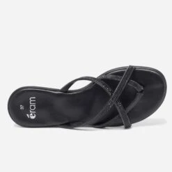 Mule-tong Noire à Strass -Caprices Chaussures Boutique WWWERM 10382780552 3