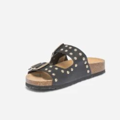 Mule Anatomique Noire En Cuir à Clous 9 Mule Anatomique Noire En Cuir à Clous -Caprices Chaussures Boutique WWWERM 10382780641 2