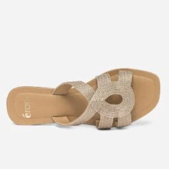 Mule Bronze En Textile Tressé -Caprices Chaussures Boutique WWWERM 10382780654 3