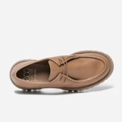 Derby TEXTO Camel éco-conçu Cuir à Semelle Crantée -Caprices Chaussures Boutique WWWERM 10383310001 4