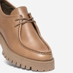 Derby TEXTO Camel éco-conçu Cuir à Semelle Crantée -Caprices Chaussures Boutique WWWERM 10383310001 5