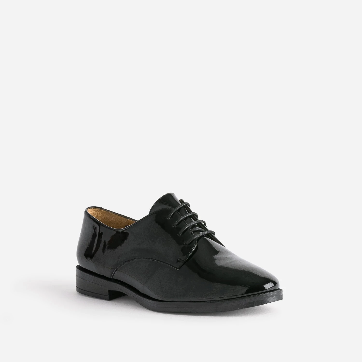 Derby ERAM FLEX Noir En Cuir Verni 5 Derby ERAM FLEX Noir En Cuir Verni – Image 3