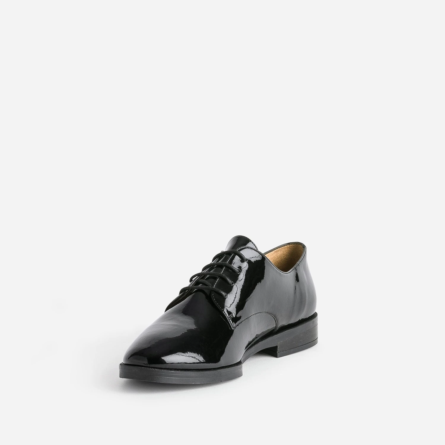 Derby ERAM FLEX Noir En Cuir Verni 6 Derby ERAM FLEX Noir En Cuir Verni – Image 4