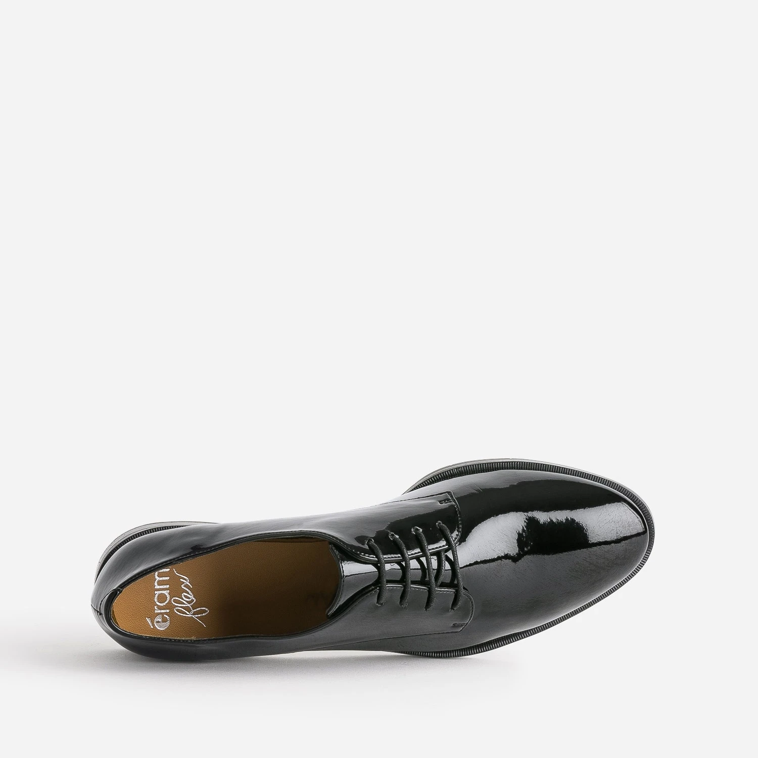 Derby ERAM FLEX Noir En Cuir Verni 8 Derby ERAM FLEX Noir En Cuir Verni – Image 6